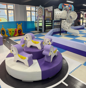 Manège Électrique Personnalisé et Économique avec Chevaux Souples – Équipement de Jeu Doux pour Enfants pour Aire de Jeux Intérieure - Product Image 3