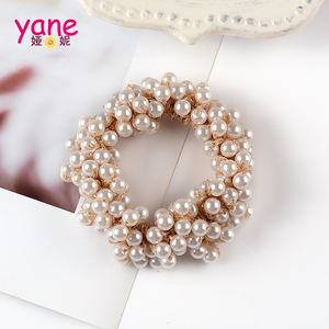 Bando rambut mutiara elastis mewah Fashion ikat rambut Aksesori rambut kualitas tinggi - Product Image 6