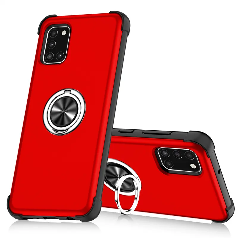 Hot defender luxury cell phone case for android for samsung a02s A52s case phone with 360 ring holder