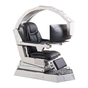 IW-R1 무중력 기대기 워크 스테이션 의자 IW IR GIMI COCKPIT VR 게임 장비, 작동 트리플 모니터 틸팅 Imperator - Product Image 3