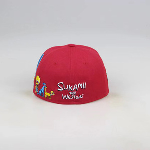 Gorras y Sombreros Cómodos de Buena Calidad, Gorra Plana Ajustada con Bordado de Personajes de Películas - Product Image 3