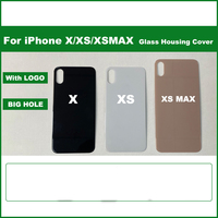 Pour Iphone 8 couverture arrière de batterie pour Iphone 8 Plus X Xr Xs Max nouveau boîtier de téléphone portable Original grand trou