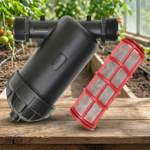 Фильтр-сетка Y-образный с наружной резьбой <span class=keywords><strong>3</strong></span>/4\" и 1\", 120 меш, для систем капельного орошения в теплицах и сельском хозяйстве - Product Image 1