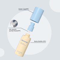 Flacon pompe à vide en plastique PP vide de 15 ml, 30 ml, 50 ml, 90 ml, flacon cosmétique pour lotion