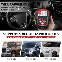 Outil de diagnostic automatique d'usine Analyseur de moteur de voiture universel EOBD OBD OBD2 ODB ODB2 Scanner Outils de diagnostic pour toutes les voitures Qualité
