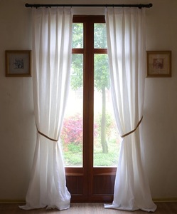 Thoải Mái Và Mềm Sẵn Sàng Làm Rèm Cửa Sổ Phòng Tắm Bằng Vải Lanh - Product Image 3