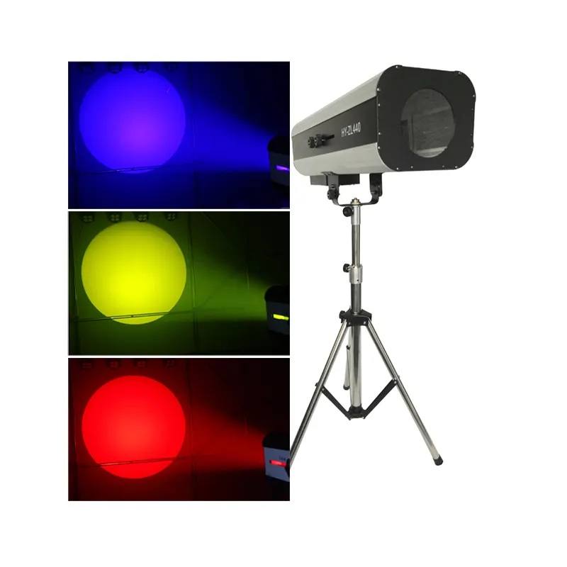 440W DMX Control LED Spot Light Stage Event máquinas de boda LED FOLLOW SPOT LIGHT 6000K Tracking Light 440W