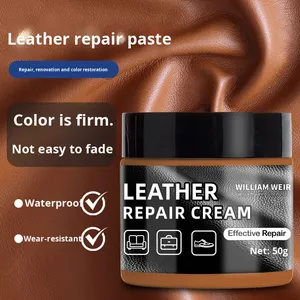Crème d'entretien et de restauration du <span class=keywords><strong>cuir</strong></span> - Huile imperméable durable 50g <span class=keywords><strong>pour</strong></span> chaussures et canapés - Nettoyage et réparation - Product Image 5