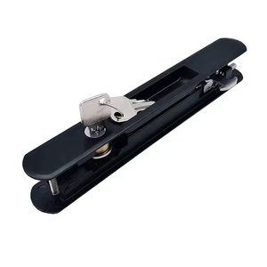 <span class=keywords><strong>Serrure</strong></span> de <span class=keywords><strong>porte</strong></span>-fenêtre <span class=keywords><strong>coulissante</strong></span> en aluminium moderne et durable, mécanisme de verrouillage électrique à télécommande, sécurité nocturne intelligente, vis de verrouillage facile - Product Image 4