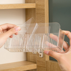 Unidad de almacenamiento para puerta de armario, soporte para medicamentos compartimentado montado en la pared, extraíble para uso doméstico - Product Image 3
