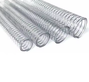 Manguera de conducto de aire flexible resistente al calor Manguera reforzada de alambre de acero en espiral de Pvc - Product Image 2