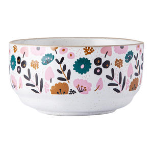 Ensemble de vaisselle vintage en céramique, ensemble de vaisselle de table, ensemble de cadeaux de déménagement tendance pour la maison - Product Image 1