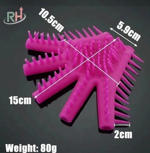 Guanto per Massaggio in Silicone con Punte per Stimolazione, Giocattolo Sessuale per Donne, Guanto per Masturbazione, Accessorio per Giochi SM e Bondage - Product Image 3