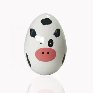 factory sale paint big plastic easter egg for children to put candy or toy