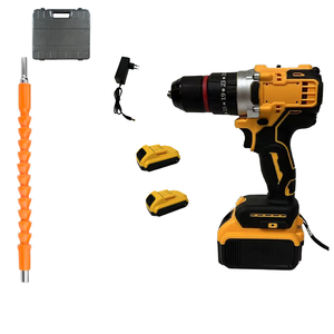 Perceuse électrique sans fil 21V/18V, kit multifonction perceuse-perceuse à percussion et tournevis, batterie 5Ah, moteur sans balais, support OEM personnalisé - Product Image 5