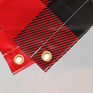 Banderas de Tela de Franela Estampada 100% Poliéster para Navidad y Fiestas de Cumpleaños, Decoraciones Personalizadas - Product Image 4