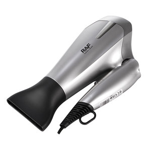 ไดร์เป่าผม RAF 2000W ระดับมืออาชีพ พร้อมฟังก์ชั่นลมเย็น ปรับความเร็วได้ 2 ระดับ และดูแลเส้นผมด้วยประจุลบเพื่อผมเรียบลื่นเป็นเงางาม ไดร์ไร้สาย RAF - Product Image 2