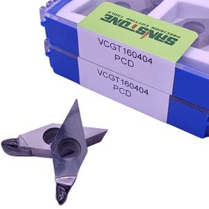 Insertos de carburo PCD, herramienta de corte de torneado de alta calidad para aluminio Shine VCGT 160404 PCD, herramientas de torno <span class=keywords><strong>CNC</strong></span> de carburo de tungsteno - Product Image 3