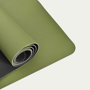 Tapete de <span class=keywords><strong>Yoga</strong></span> de Caucho Natural PU Ultrafino de 1.5 mm, Portátil, Plegable, para Viajes y Exteriores, con Logotipo Personalizable - Product Image 1