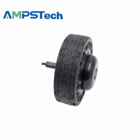 Moteur de roue servo électrique intégré AMPSTech 140 mm (5,5 pouces) 24 V CC à faible vitesse pour AGV et robot domestique