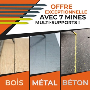 <span class=keywords><strong>Crayon</strong></span> <span class=keywords><strong>de</strong></span> charpentier à pointe profonde avec recharges, stylo <span class=keywords><strong>de</strong></span> marquage mécanique pour le travail du bois, du métal et du béton - Product Image 5