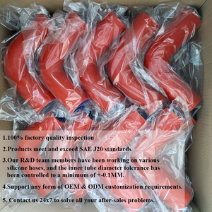 Nhà Máy Bán buôn ID 3 inch 4ply-reinforced 90 độ khuỷu tay Silicone Coupler Hose Turbo intercooler intake Piping Silicone Ống - Product Image 5
