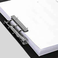 Classeur à couverture en plastique PP format A4 avec logo personnalisé, avec clip à ressort métallique pour le rangement de documents papier
