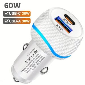 อะแดปเตอร์ชาร์จในรถยนต์ขายส่งจากโรงงาน PD 30W ชาร์จเร็ว QC30W ช่องเสียบ USB สำหรับชาร์จโทรศัพท์มือถือ - Product Image 3