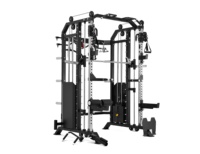 Rack de musculation multifonctionnel professionnel unisexe, robuste, pour entraînement de force et musculation, équipement de salle de sport en acier inoxydable avec logo personnalisé