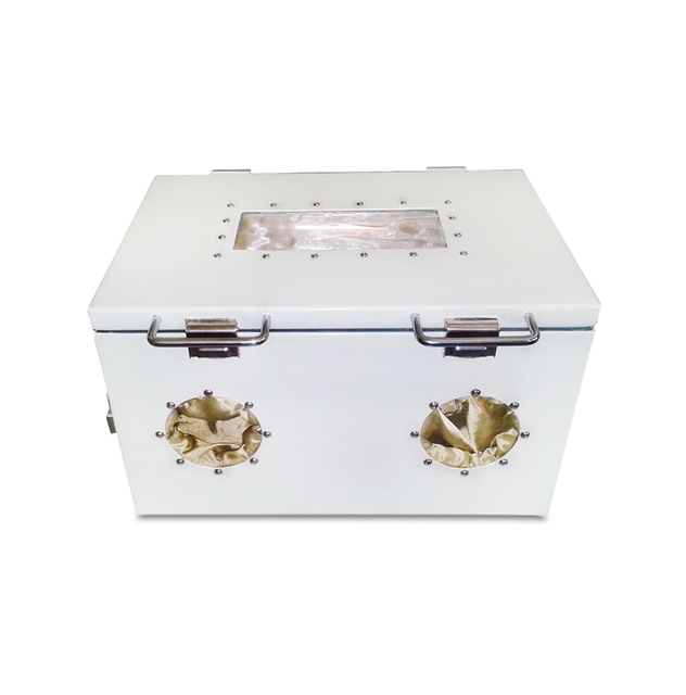 Visible Window RF Shield Box with Gloves 0.8-8GHz Manual Shielding RJ45 and SMA Types