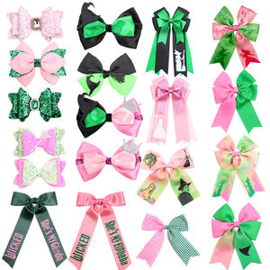 Accessoires pour <span class=keywords><strong>cheveux</strong></span> personnalisés avec paillettes <span class=keywords><strong>de</strong></span> personnage maléfique, vente en gros, pinces à <span class=keywords><strong>cheveux</strong></span> <span class=keywords><strong>de</strong></span> princesse, rose et vert, accessoires pour <span class=keywords><strong>cheveux</strong></span> <span class=keywords><strong>de</strong></span> film - Product Image 2