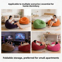 Moderner Minimalistischer Sitzsack Aufblasbares Sofa Einsitziger Faulenzerstuhl Wohnzimmer Schlafzimmer Balkon; Faltbarer Outdoor-Freizeitstuhl