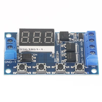 DC 12V 24V double MOS LED relais temporisé numérique déclencheur Cycle minuterie retard interrupteur Circuit imprimé Module de contrôle de synchronisation bricolage