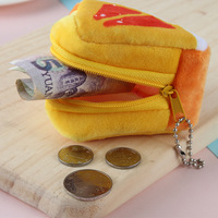 Hadiah Liburan Anak-anak Kartun Kreatif Boneka Segitiga Tiga Dimensi Dompet Buah Zero Tas Koin Tas Kunci Gantungan Hiasan.