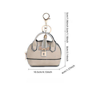 Neue <span class=keywords><strong>Mini</strong></span>-Geldbörse aus PU-Leder, Schlüssel- und Münztasche, Schlüsselanhängertasche, Hängedekoration, Geschenk - Product Image 2