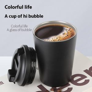Taza termo con aislamiento de acero inoxidable 304 americano Simple, capacidad de 8oz, Escala de Mini taza, aspiradora térmica caliente para deportes de negocios para adultos - Product Image 2