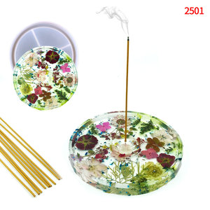 Moules de coulée en résine faits à la main pour bricolage ornements décoratifs Ins Style Silicone encensoir support moule 2501 - Product Image 2