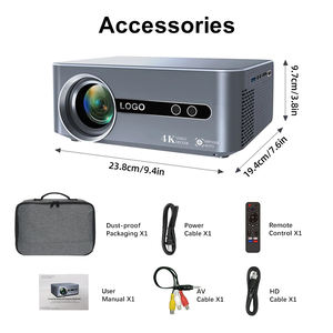 Projecteur Sans Fil 8K à Correction Trapézoïdale Automatique pour Home Cinéma Jeux Interactifs, Projecteur Vidéo Portable 1080p - Product Image 6