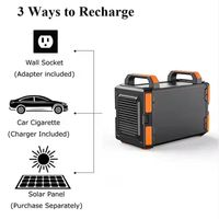 Station d'alimentation portable en stock aux États-Unis et dans l'UE, 5000w 3600W 2500W 1200W, générateur solaire de camping en plein air avec panneau solaire de 200W