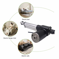 Actionneur linéaire électrique DC 24V 2300 tr/min à couple élevé et silencieux avec télécommande pour lit intelligent réglable et canapé inclinable