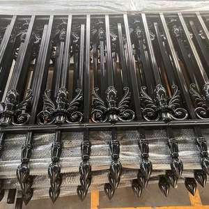 Grilles en acier de couleur de 7 pieds 8 pieds de haut Mur de limite Feuille de jardin Clôture tubulaire de piscine - Product Image 4