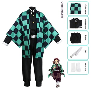 Conjunto de Uniforme Tradicional <span class=keywords><strong>Haori</strong></span>, Kimono Unisex para Niños y Adultos, Atuendo Completo para Halloween, Carnaval, Fiestas y Juegos de Rol - Product Image 6