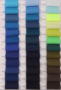 IN STOCK 100D Polyester 4-Way Stretch Spandex Plain Dyed Fabric 130gsm Waterproof Fabric