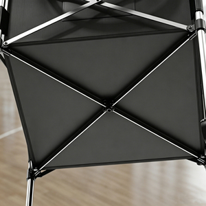 Chariot de rangement pliable pour balles avec roues, en tissu Oxford 600D, pour le basketball, le volley-ball, le football, le tennis, chariot organisateur de balles pour le sport - Product Image 3