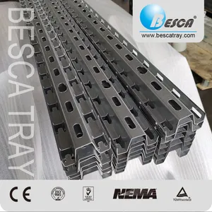 Wire Mesh Cable Tray Besca 100*100 Sizes SS316 Wire Mesh Cable Tray With Cover