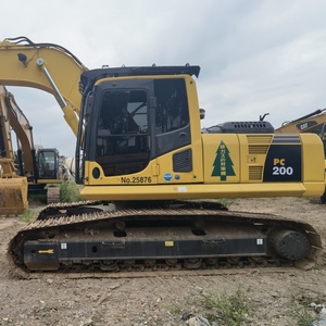 รถขุดตีนตะขาบ Komatsu PC200 ซีรีส์มือสอง ประสิทธิภาพสูง สำหรับงานก่อสร้างและงานดินดิบ กำลังลดราคา - Product Image 3