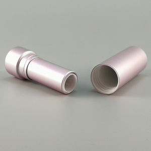 독특한 디자인 반짝 이는 레드 푸시 업 빈 라운드 알루미늄 립스틱 튜브 - Product Image 6