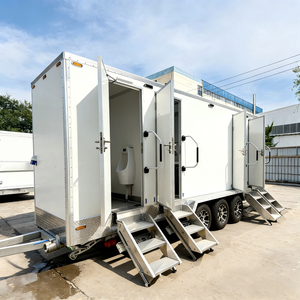 Remorque <span class=keywords><strong>WC</strong></span> mobile d'extérieur durable en panneaux sandwich - Product Image 4