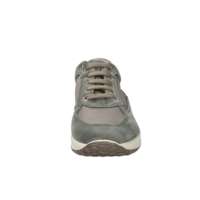 Imac Baskets pour hommes Vert militaire 46 Talon 3,5 cm Toile Respirante à lacets Chaussures tendance
