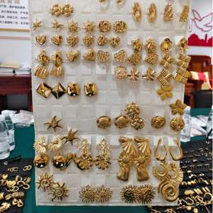 XUPING <strong>Wholesale</strong> Stainless Steel Gold Plated Earring Hypoallergenic Waterproof Multi Styles Women Fashion <strong>Jewelry</strong> Earrings - Product Image 1